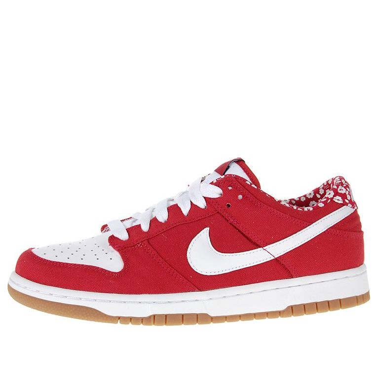 (WMNS) Nike Dunk Low CL 'Liberty Fabric Pack - Varsity Red' 317815-611 Classic Sneakers