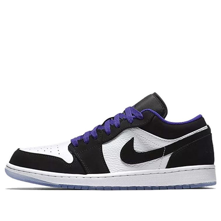 Air Jordan 1 Retro Low 'White Black Dark Concord' 553558-108 Cultural Kicks