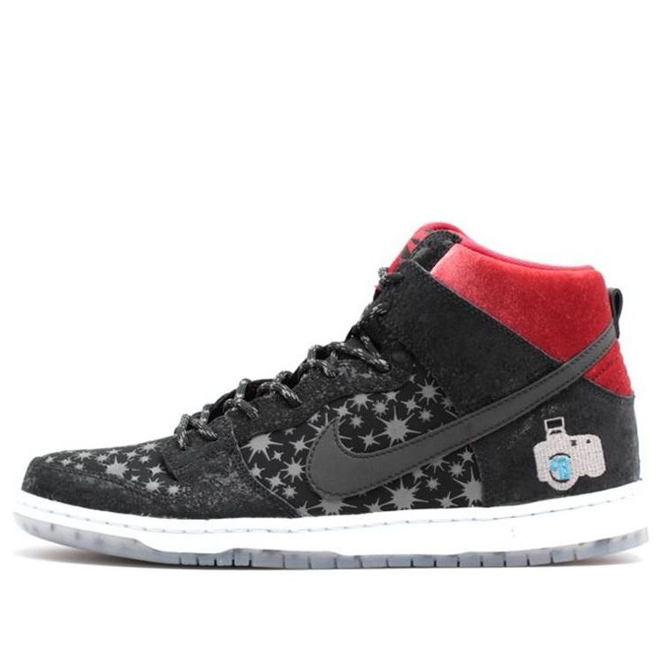 Nike Dunk High Prem SB BP QS 'Paparazzi' 707424-026 Signature Shoe